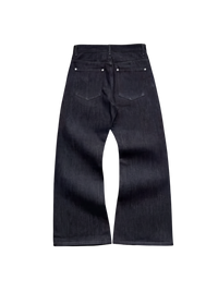 Black Acid washed Bootcut Jeans