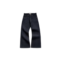 Black Acid washed Bootcut Jeans